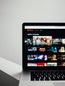 Netflix on computer screen