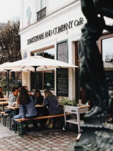 Cafe named Shakespeare and Company