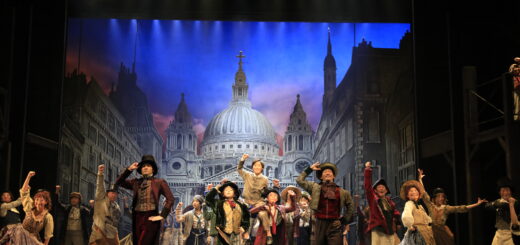Stage photo of the musical "Oliver!"