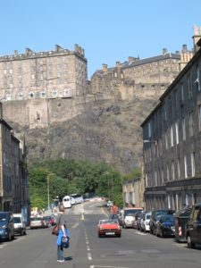Edinburgh castle / Edinburgh Festival in Scotland
