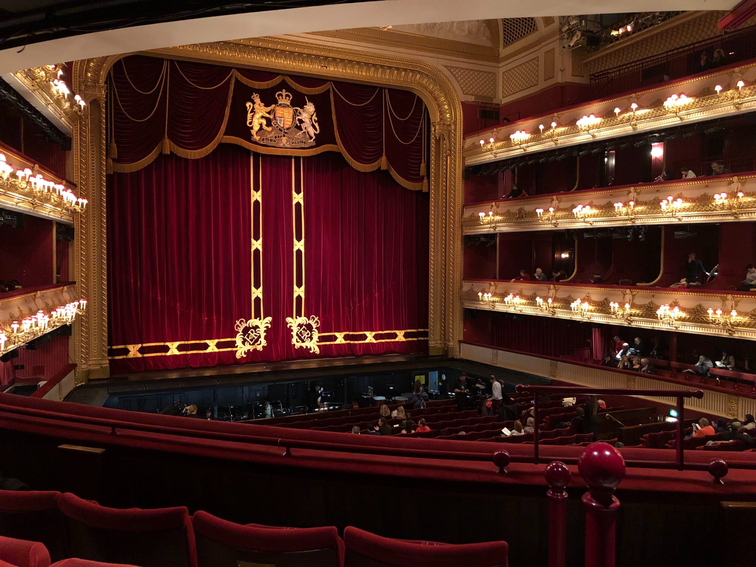 Inside the Royal Opera House in London