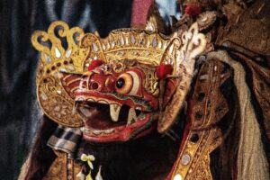 Bali dance, dragon image